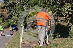 Surveyor Tripod Road Improvements