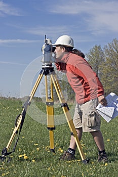 Surveyor at Work photo