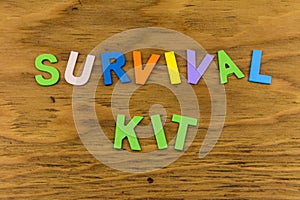 Survival kit emergency safety equipment disaster aid help survivalist photo