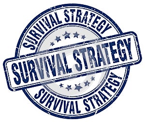 Survival strategy blue stamp