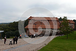 The surviving buildings of the Upper Vilna Castle 1419 in Vilnius. Architectural monument.