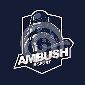 Survivor logo for e-sport gaming mascot logo
