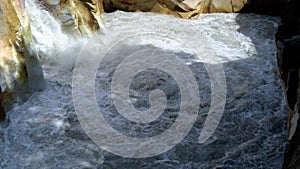 Surya Kund water Fall Gangotri temple in Himalaya India.