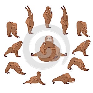 Surya Namaskara mama Sloth  yoga