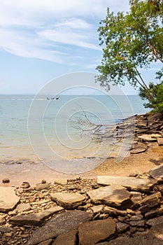 Susan Hoi (Fossil Shell Beach Cemetery)Beach sea view in Krabi T