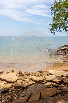 Susan Hoi (Fossil Shell Beach Cemetery)Beach sea view in Krabi T