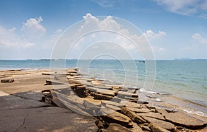 Susan Hoi (Fossil Shell Beach Cemetery)Beach sea view in Krabi T