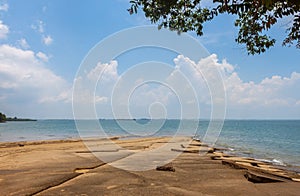 Susan Hoi (Fossil Shell Beach Cemetery)Beach sea view in Krabi T