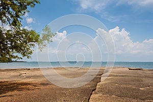 Susan Hoi (Fossil Shell Beach Cemetery)Beach sea view in Krabi T