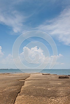 Susan Hoi (Fossil Shell Beach Cemetery)Beach sea view in Krabi T