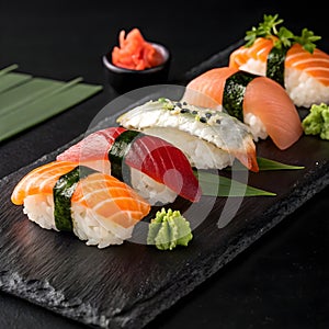 Sushi Arrangement for Fine Dining