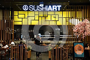Sushi Art at Dubai Hills Mall in the UAE.
