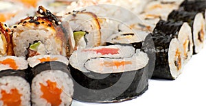 Sushi in the assortment