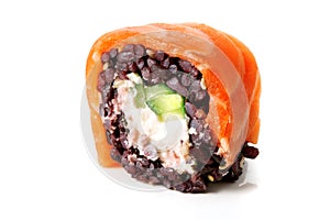 Sushi with black rice