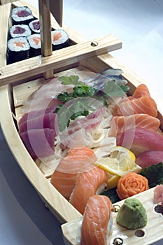 Sushi Boat -Maki, Sashimi