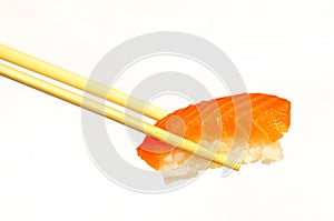 Sushi in Chopsticks