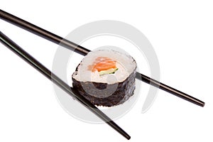 Sushi with Chopsticks