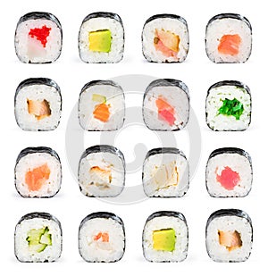Sushi collage photo