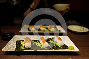 Sushi in Fukuoaka, Japan