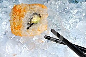 Sushi on ice