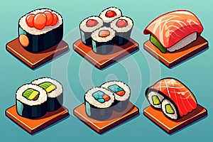 sushi, an image of Japanese cuisine,