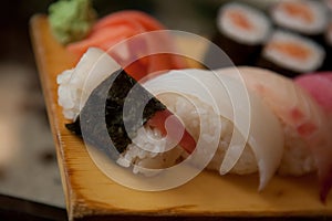 Sushi in japanese restaraunt