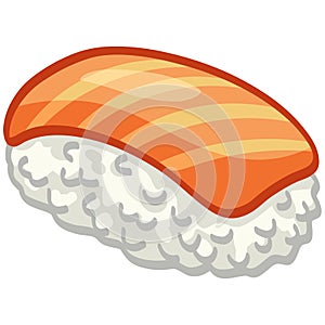 Sushi Japanese Traditional Food Illustration Vector