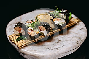 Sushi Mansa Maki with salmon