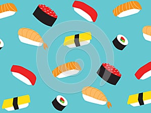 Sushi pattern