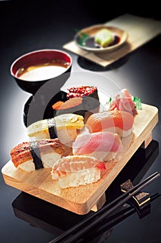 Sushi platter