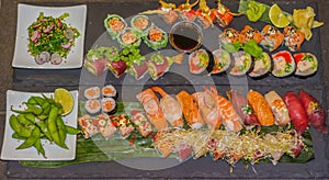 Sushi platter