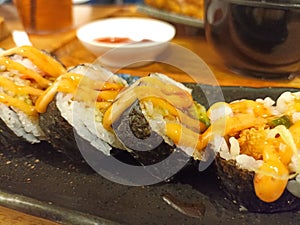 Sushi in Pontianak city, Akira Donburi Resto