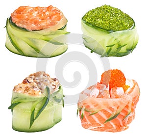 Sushi roll Gunkan set