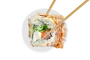 Sushi roll isolated