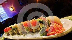 sushi roll Rianbow