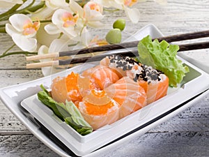 Sushi sakura maki photo