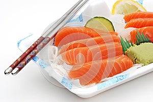 Sushi sashimi lunch box