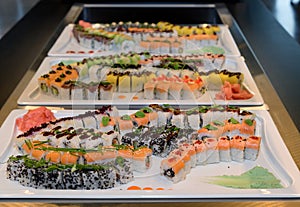 Sushi self-service buffet