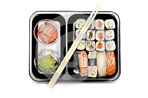 Sushi Set on white