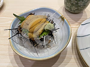 This is sushi, a traditional Japanese dish