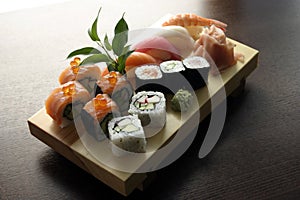 Sushi traditional Japanese food