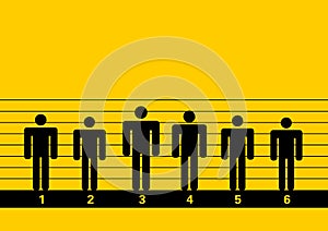 Suspects in a lineup