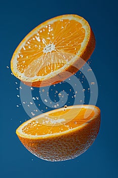 Suspended Citrus Elegance AI Generated