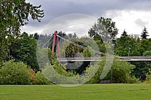 Suspension Bridge at Alton Baker Park