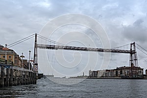 The suspension bridge of bizkaia puente de vizcaya between get photo
