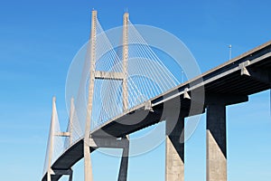 Suspension bridge at Brunswick, GA