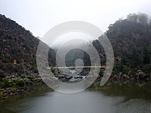 Suspension Bridge in Cataract Gorge