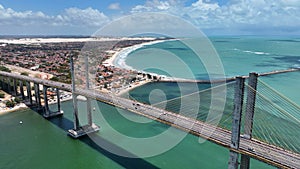 Suspension bridge at  downtown Natal Rio Grande do Norte Brazil. photo