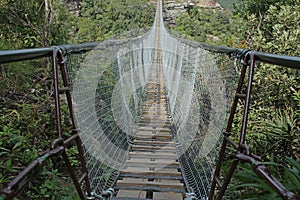 Suspension bridge over part of Oribi Gorge Canyon