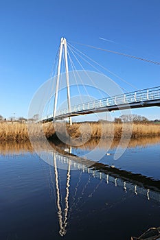 Suspension bridge over the River Teign